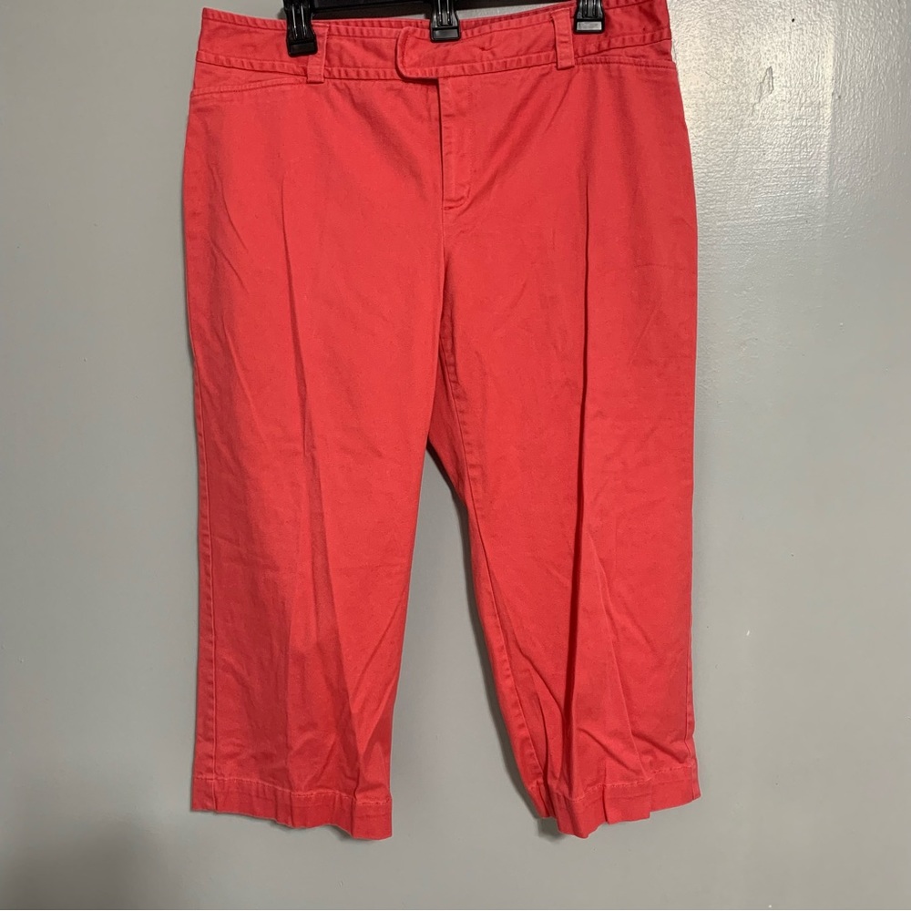 Women’s Red MADISON Capri Pants Size 14‎